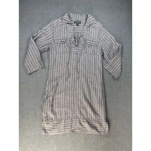 chinese dress ladies Tommy Bahama Down The Isle Long Sleeve Linen Camp Shirt White / XXL